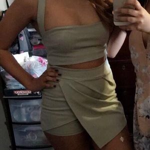 Green cute romper